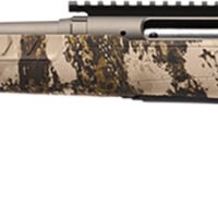 Savage Arms 32347 Axis 2 Pro Compact 7mm-08 Rem 4+1 20" Gun Metal Bronze Cerakote Heavy Sporter Threaded Barrel & Picatinny Rail Carbon Steel Receiver, Fixed Western Camo Synthetic Stock, Left Hand