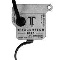 TriggerTech R70SDB33TNC Special  Black Single-Stage Curved Fits Remington 700 Right