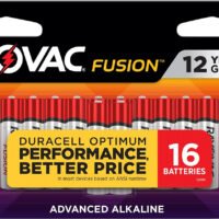 Rayovac 82416T02 AAA HIGH ENREGY Alkaline Batteries  Silver/Blue 1.5 Volts 1,123 mAh (16) Single Pack