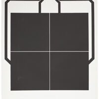Sig Sauer SCT356 T300 Replacement Target 4 Square Hanging Black/White