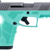 Taurus 1-GX2939C GX2 9mm Luger 13+1 3.37" Matte Stainless Steel Barrel, Matte Serrated Stainless Steel Slide, Cyan Polymer Frame w/Picatinny Rail, Polymer Grip