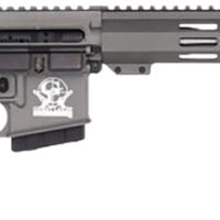 Great Lakes Firearms GL15350SSTNG16 GLFA  350 Legend 5+1 18" Stainless Threaded Barrel, Tungsten Cerakote Picatinny Rail Aluminum Receiver, M-LOK Handguard, Black Synthetic Stock, Mil-Spec Grip