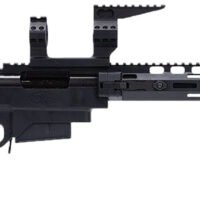 Larue Tactical LTBCSIETE308W OD Green  308 Win 5+1 Match Grade Threaded Barrel, 15" M-LOK Handguard, Black Picatinny Rail Receiver, Adj RAT OD Green Stock, A-PEG OD Green Grip, Briefcase, Bipod