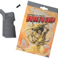 Die Free Co Llc KFGGRY Kung Fu Grip  Gray Nylon Fits AR15/M4/AR10/SR25