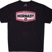 Hornady 99607M Hornady T-Shirt Black Cotton Short Sleeve Medium