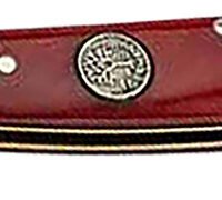 Boker 110844 Pen Knife Traditional Pen/Spear Plain D2 Steel Blade Smooth Red Bone Handle