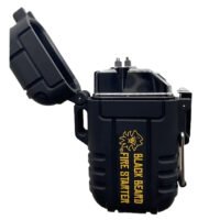 Black Beard Fire Starters ARC Arc Arc Lighter Black Includes USB Charging Cord