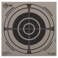 Allen 15794 Thermal Target  Bullseye Hanging Paper 8" x 8" Black/Gray