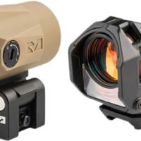 Meprolight USA 56225080 M22 Triangle w/MMX4 Magnifier Coyote Tan Black 4x24mm, Picatinny Rail Mount