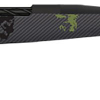 Fierce Firearms TWROG300WIN20BF Twisted Rogue 300 Win 20" Armour Lube Black Fluted Threaded Barrel, Drilled & Tapped Steel Receiver, LR Negative Comb Forest Camo Carbon Fiber Stock