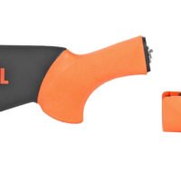 Hogue 08742 OverMolded Less Lethal Black/Orange Fits Remington 870