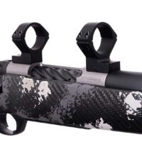 Weatherby TRBVLAS3 Scope Mount/Ring Combo  Matte Black Alloy 30mm Tube, Weatherby Mark V Medium Rings Standard 6-Lug Action