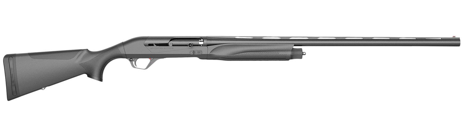 Retay USA CACEBLK28 Ace Type R Full Size 28 Gauge Semi-Auto 3" 3+1 28" Extra Black Vent Rib Barrel, Drilled & Tapped Steel Receiver, Adj Shim Black Synthetic Stock, Ambidextrous