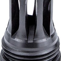 Kgm Suppressors A-QD-FH-S-3M Quick Detach Flash Hider Black Nitride Steel 3/4"x24 Threads