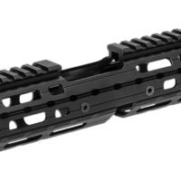 Leapers MTU015SSM Quad Rail Handguard Aluminum Matte Black Receiver