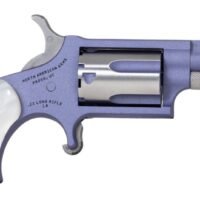 North American Arms 22LRORCHID Mini-Revolver  22 LR 5 Shot 1.13" Orchid Cerakote Stainless Steel Barrel & Frame, Orchid/Stainless Cylinder, White Pearlite Grip, Stainless Exposed Hammer