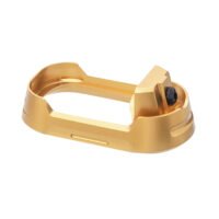 Tyrant CNC TDG19G34MWGLDBLKSRW  Magwell Fits Glock 19 Gen 3-4 Gold Aluminum