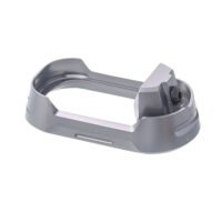 Tyrant CNC TDG17MWG4GREYBLACKSCRE  Magwell Fits Glock 17 Gen4 Grey Aluminum