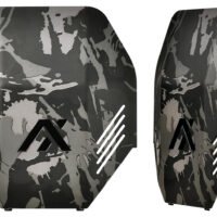 Axil LLC MXPLTBC MX Plate  Polymer Over the Head Black Camo