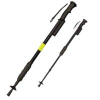 PSP ZAPHSBLK Zap Hike 'N Strike Black Aluminum Includes Removable Reflective Safety Band