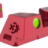 Cross Armory CRGSS-RD Standard 3 Point Fiber Sight Green Red Frame Fits Glock