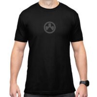 Magpul MAG1115-001-L Icon Logo  Black Cotton/Polyester Short Sleeve Large