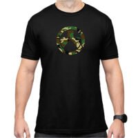 Magpul MAG1225-001-XL Woodland Camo  Black Cotton/Polyester Short Sleeve XL
