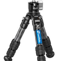 Leofoto Usa LS-223CX+LH-25  Carbon Fiber Tripod Black Aluminum