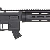 Derya Firearms TM22.FLASH.18 TM22 Flash 22 LR 10+1 18" Black Anodized Threaded Barrel, Black Anodized Aluminum Receiver w/Picatinny Rail, M-LOK Handguard & Forend, Black Fixed Polymer Stock, Black Pol