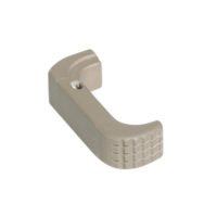 Timber Creek Outdoors GLEMRFDE Glock 17/19 Extended Magazine Release Anodized Flat Dark Earth Aluminum