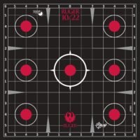 Allen 27991 Ruger 10/22 Adhesive Target Black/Red 5Pack