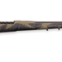 Weatherby MAX01N25CMR4B Mark V Apex Full Size 25 Creedmoor 4+1 22" +2" Coyote Tan/Graphite Black Cerakote Fluted Threaded Barrel, Steel Drilled & Tapped Receiver, Tan/Brown Sponge Accents Fixed Peak 4