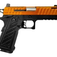 Live Free Armory HG8643-N Apollo 11 V2 Compact 9mm Luger 18+1 4.15" Stainless Barrel, Copper FX Cerakote Steel Optic Ready/Serrated Slide, Black Cerakote Steel Frame w/Beavertail & Picatinny Rail, Bla