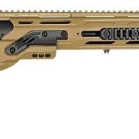 Cadex Inc CDX50DUAL5029BR40I2J5N CDX-50 Tremor 50 BMG 5+1 29" Black DLC Match Grade Threaded Barrel, Black DLC Aluminum Receiver w/Picatinny Rail, Adjustable Folding Hybrid Tan Stock, Black Polymer Gr