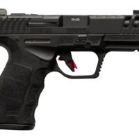 Sarsilmaz SAR9CG3BL10 SAR9 Gen3 Compact 9mm Luger 10+1 4.10" Black Barrel, Black Steel Optic Cut/Serrated Slide, Black Polymer Frame w/Picatinny Rail, Textured Grip, RMSc Footprint
