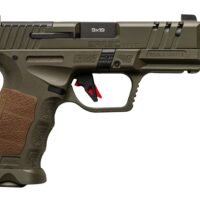 Sarsilmaz SAR9CSOCOMOD10 SAR9 SOCOM Compact 9mm Luger 10+1 4.70" Black Threaded Barrel, OD Green Steel Optic Cut/Serrated Slide, OD Green Polymer Frame w/Picatinny Rail, Interchangeable Backstrap Grip