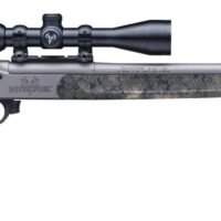 Traditions CR53846604537 NitroFire Pro 50 Cal 209 Primer Firestick 26" Tungsten Cerakote Fluted Threaded Barrel, Drilled & Tapped Steel Receiver, Adj Cheek Piece & LOP Desert Web Synthetic Stock, 3.5-