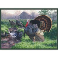 Custom Printed Rug Wild Turkey