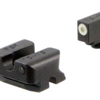 TruGlo TG231W3W Tritium Pro Black | Green Tritium White Outline Front Sight Green Tritium Rear Sight