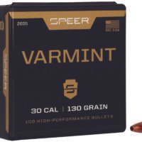 Speer 2005 Varmint  30Cal 130gr Jacketed Hollow Point 100 Per Box/5 Case