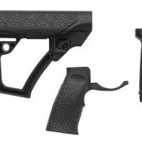 Daniel Defense 2810206145006 Collapsible Buttstock Pistol Grip/Vertical Foregrip AR-15 Black Polymer