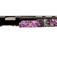 Stevens 22560 320 Field Compact 20 Gauge Pump 3" 5+1 26" Matte Black Vent Rib Barrel, Matte Black Aluminum Drilled & Tapped Receiver, Fixed Muddy Girl Synthetic Stock, Ambidextrous