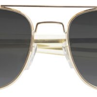 Humvee Adventure Gear HMV52BGOLD Sunglasses Adult Gray Lens MIL-PRF-31013 Gold Frame