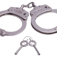 Uzi Accessories UZIHCCS Handcuffs Chain Silver Stainless Steel Includes 2 Keys