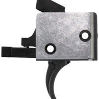 CMC Triggers 93501 Drop-In  Single-Stage Curved Trigger w/ 5-5.50 lbs Draw Weight & Black/Silver Finish
