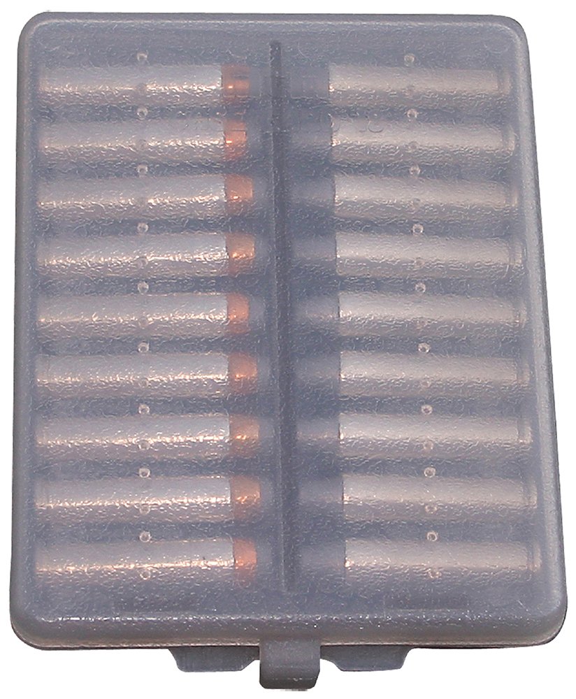 MTM Case-Gard W18941 Ammo Wallet Handgun 380 ACP/9mm Luger 18rd Clear Smoke Polymer