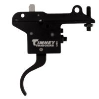 Timney Triggers 401 Featherweight  Curved Trigger with 3 lbs Draw Weight & Black Finish for Winchester 70 Right