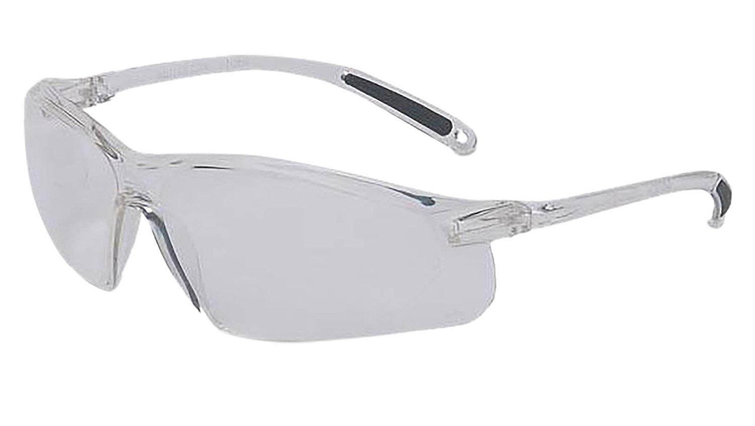 Howard Leight R01636 Uvex A700 Shooting Glasses Adult Clear Lens Polycarbonate Scratch Resistant Clear Frame