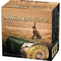 Sellier & Bellot SB12BSF Hunting  12Gauge 2.75" 12Pellets 1 1/8oz 1Buck Shot 25 Box/10 Case