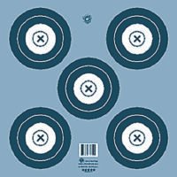 Maple Leaf Target Face NFAA Indoor 5-Spot 100 pk.
